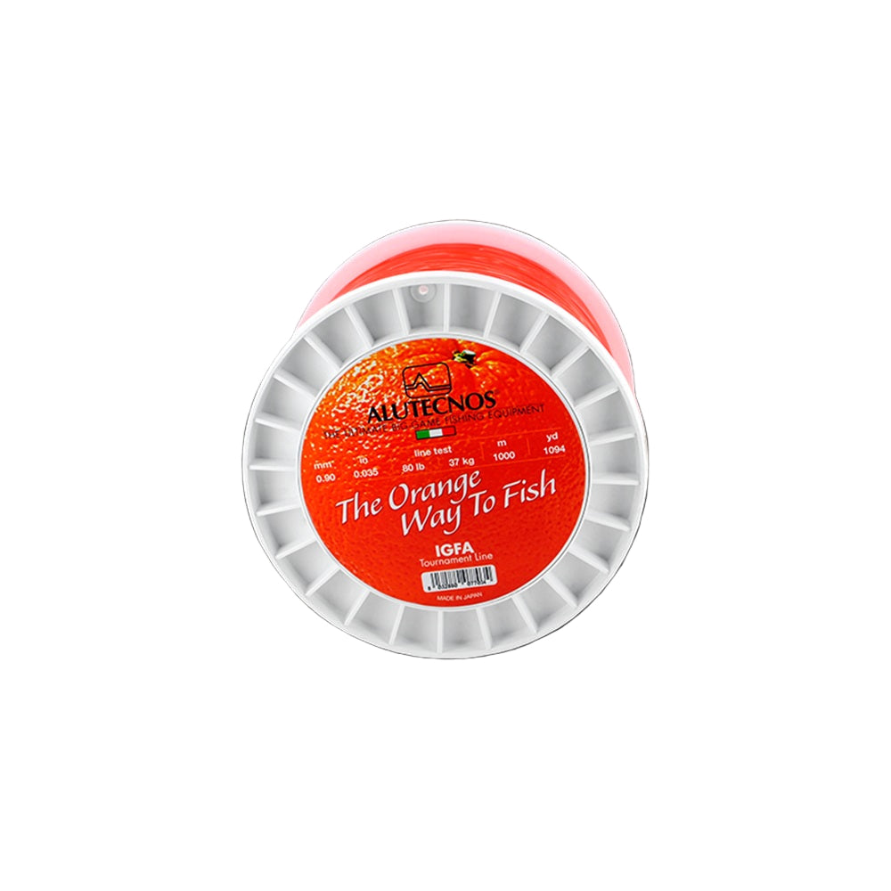 Filo Alutecnos Orange Tournament Line IGFA 80lb - 1000mt
