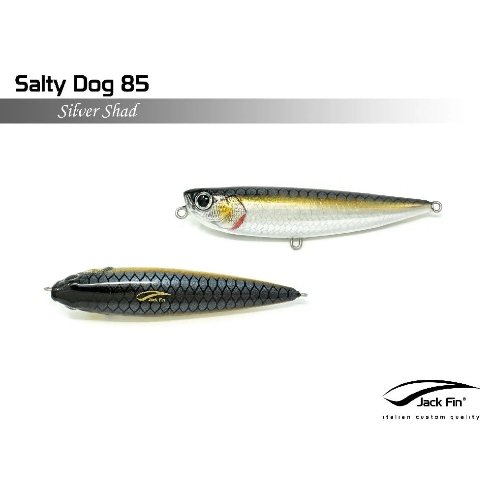 Artificiale Jack Fin Salty Dog 85 Silver Shad