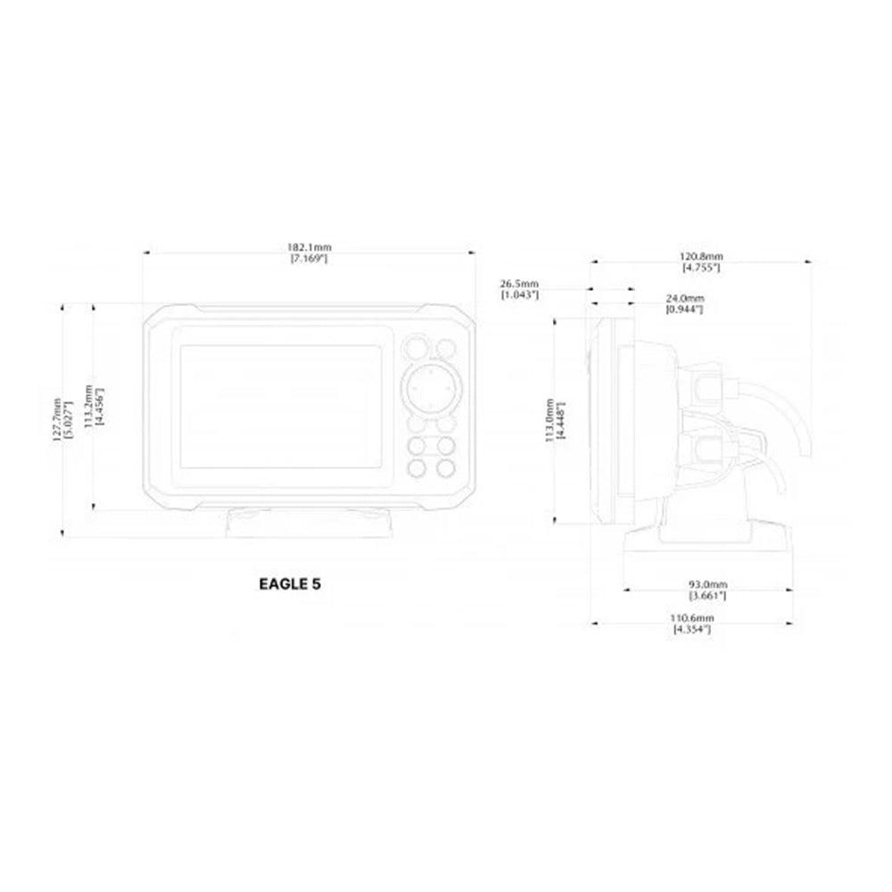 Eco/gps Lowrance Eagle 9 con Trasduttore 50/200HDI