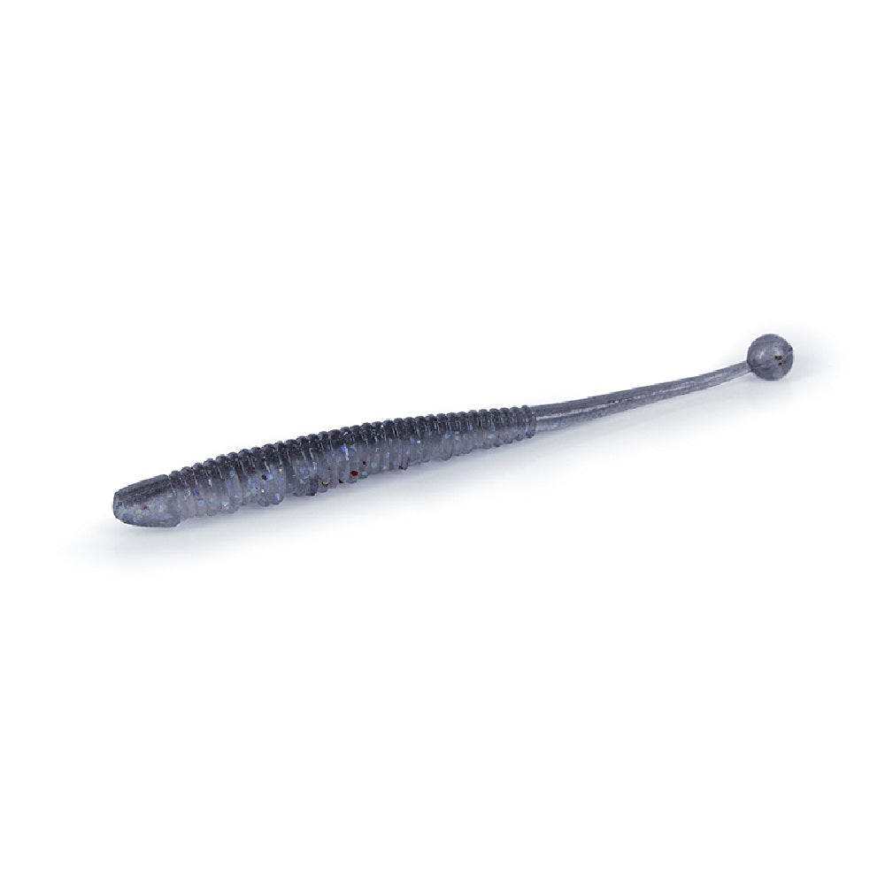 Artificiale Molix Sator Worm 2.5" UV Clear Chart Multicolor Flake