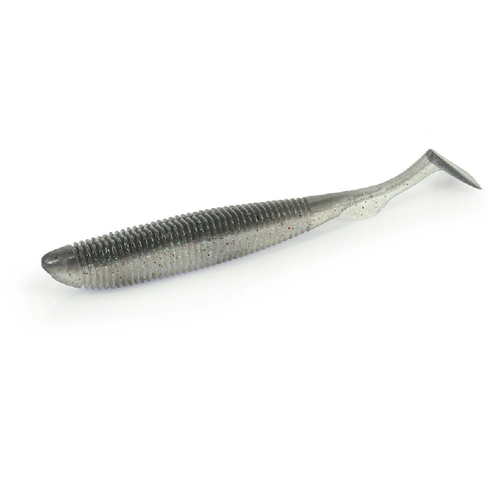 Artificiale Molix Ra Shad 3.8" UV Clear Chart/Multy Color Flake