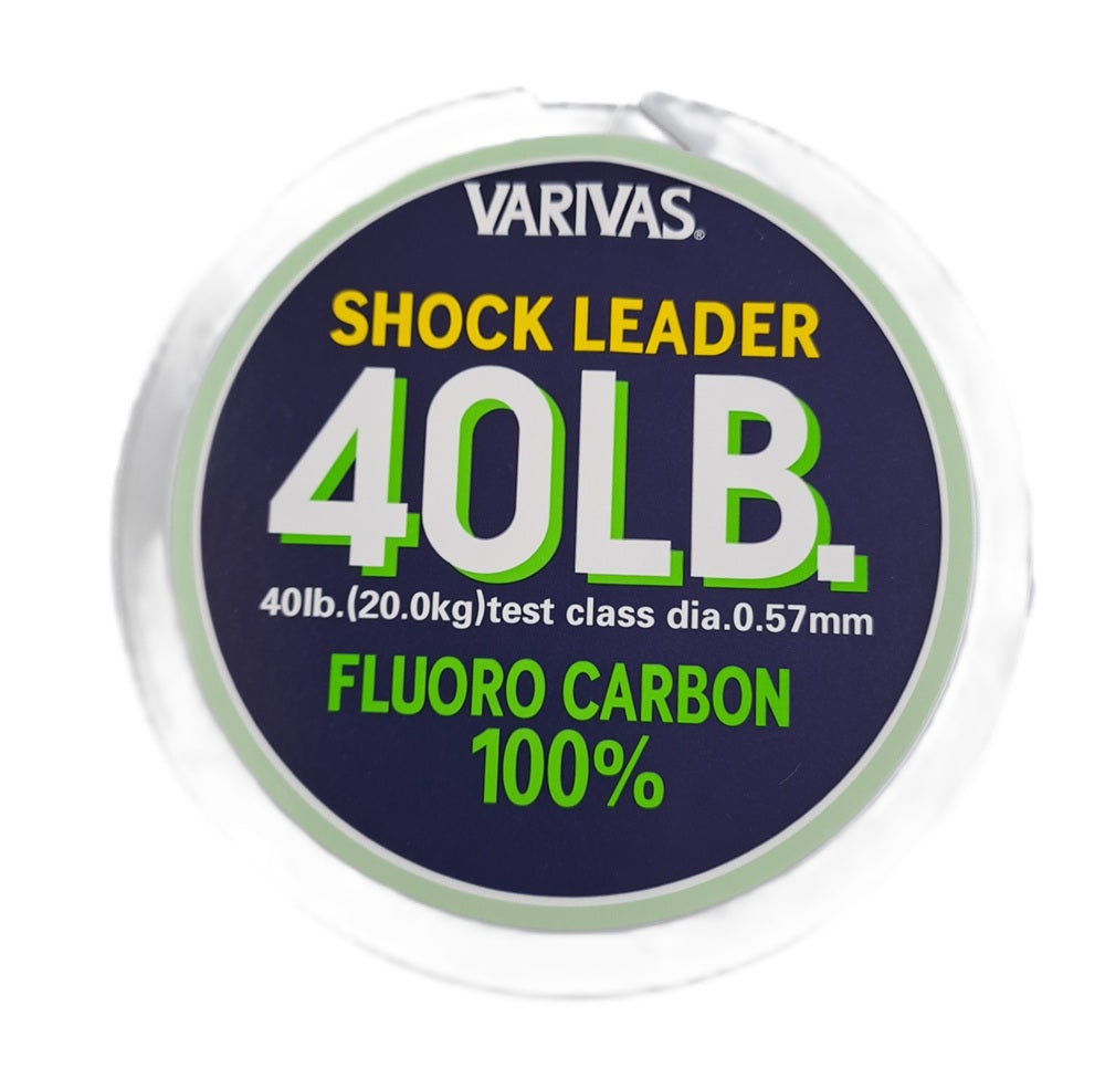 Varivas Shock Leader Fluorocarbon 100% 30mt 40LB 0.57mm