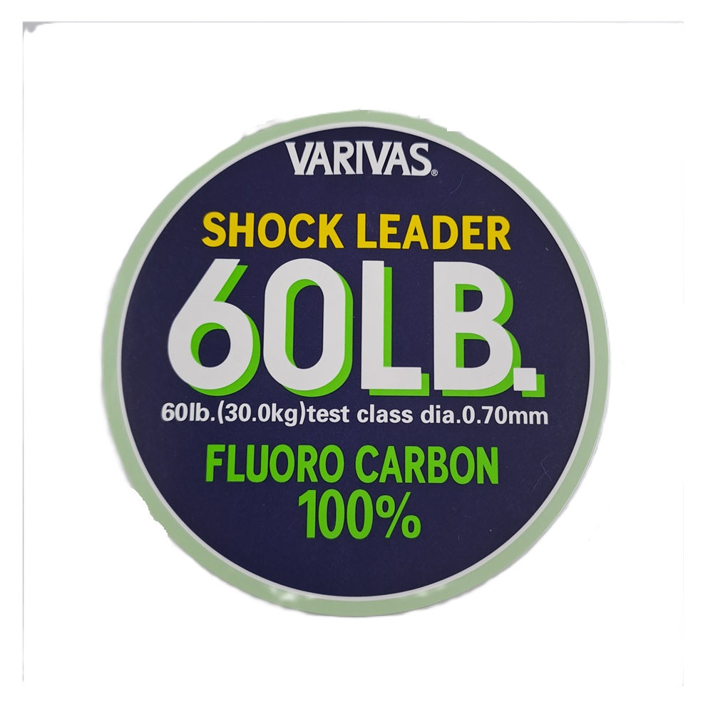 Varivas Shock Leader Fluorocarbon 100% 60mt 60LB 0.70mm