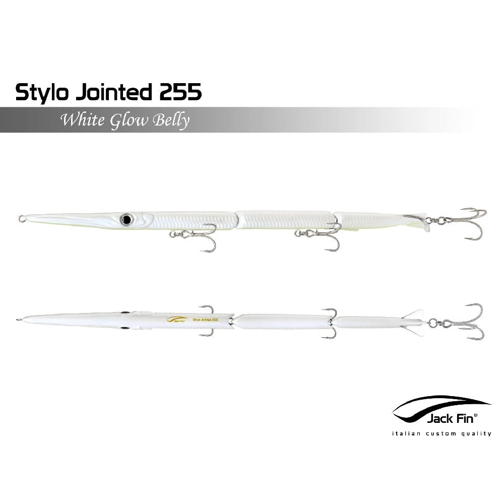 Jack Fin Stylo Jointed 255 White Glow Belly