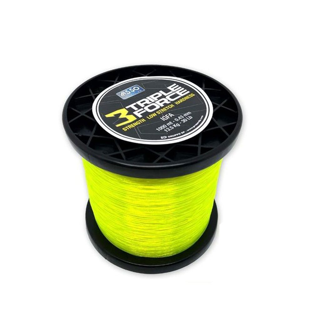 Filo Nylon Asso Triple Force 0,70mm 1000mt Yellow