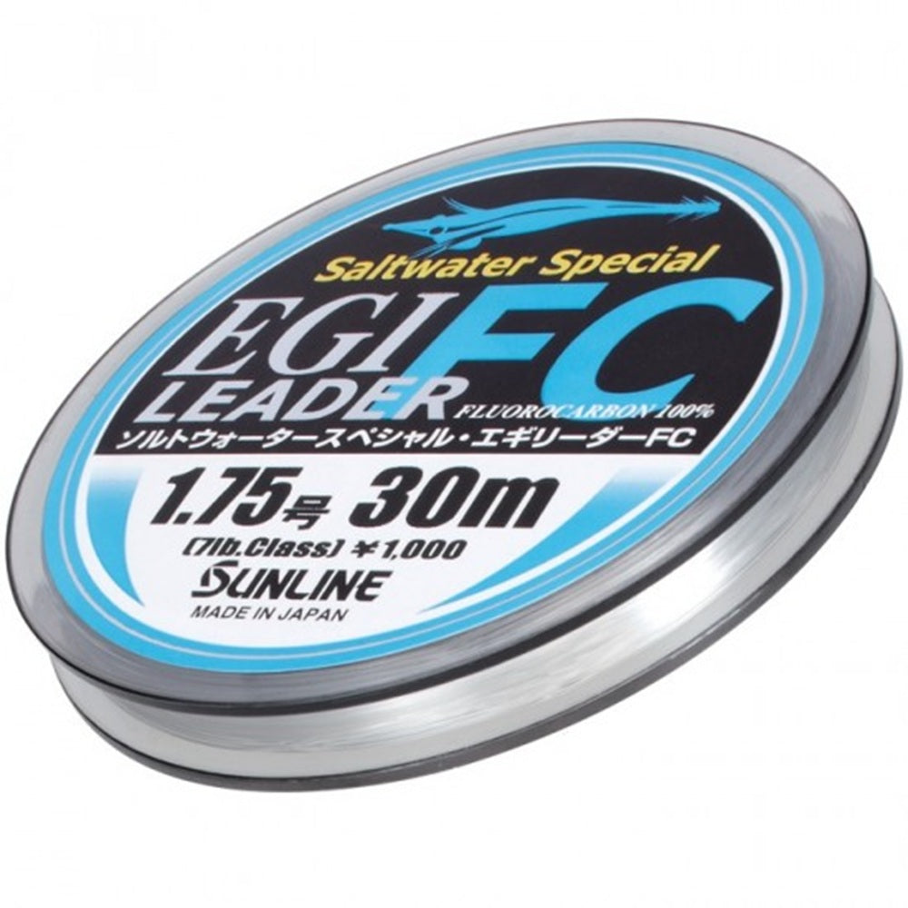 Filo Fluorocarbon Sunline Egi Leader FC 0.285mm 30m