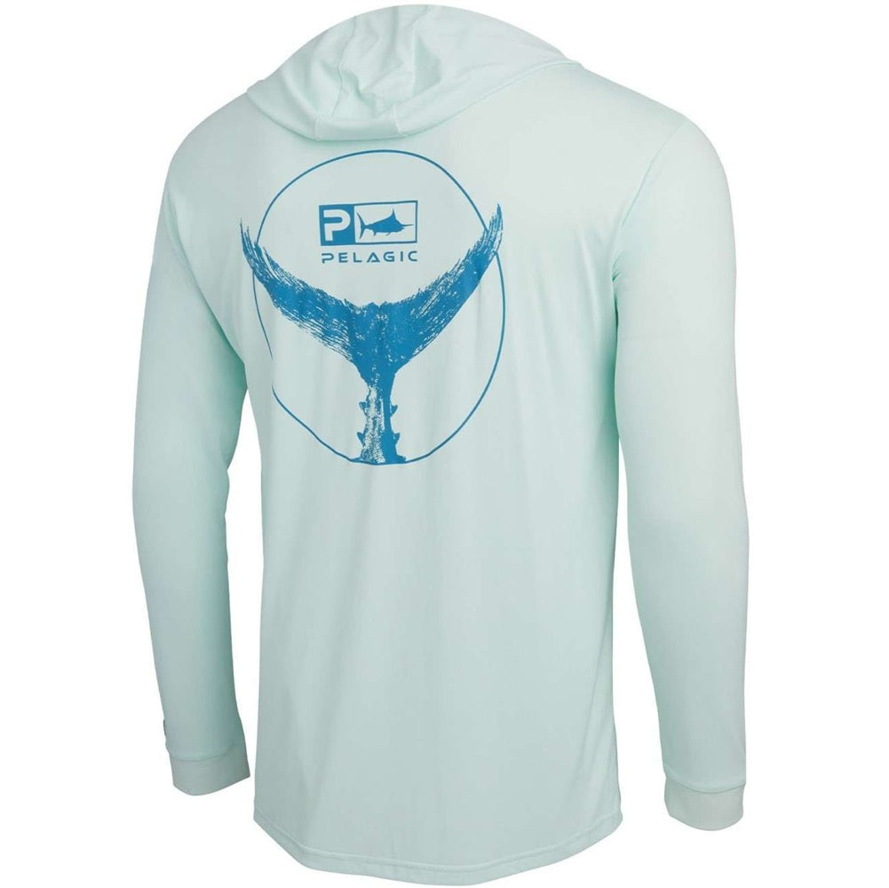 Maglia Manica Lunga Con Cappuccio Pelagic AquaTek Hooded - Tails Up Tg. M