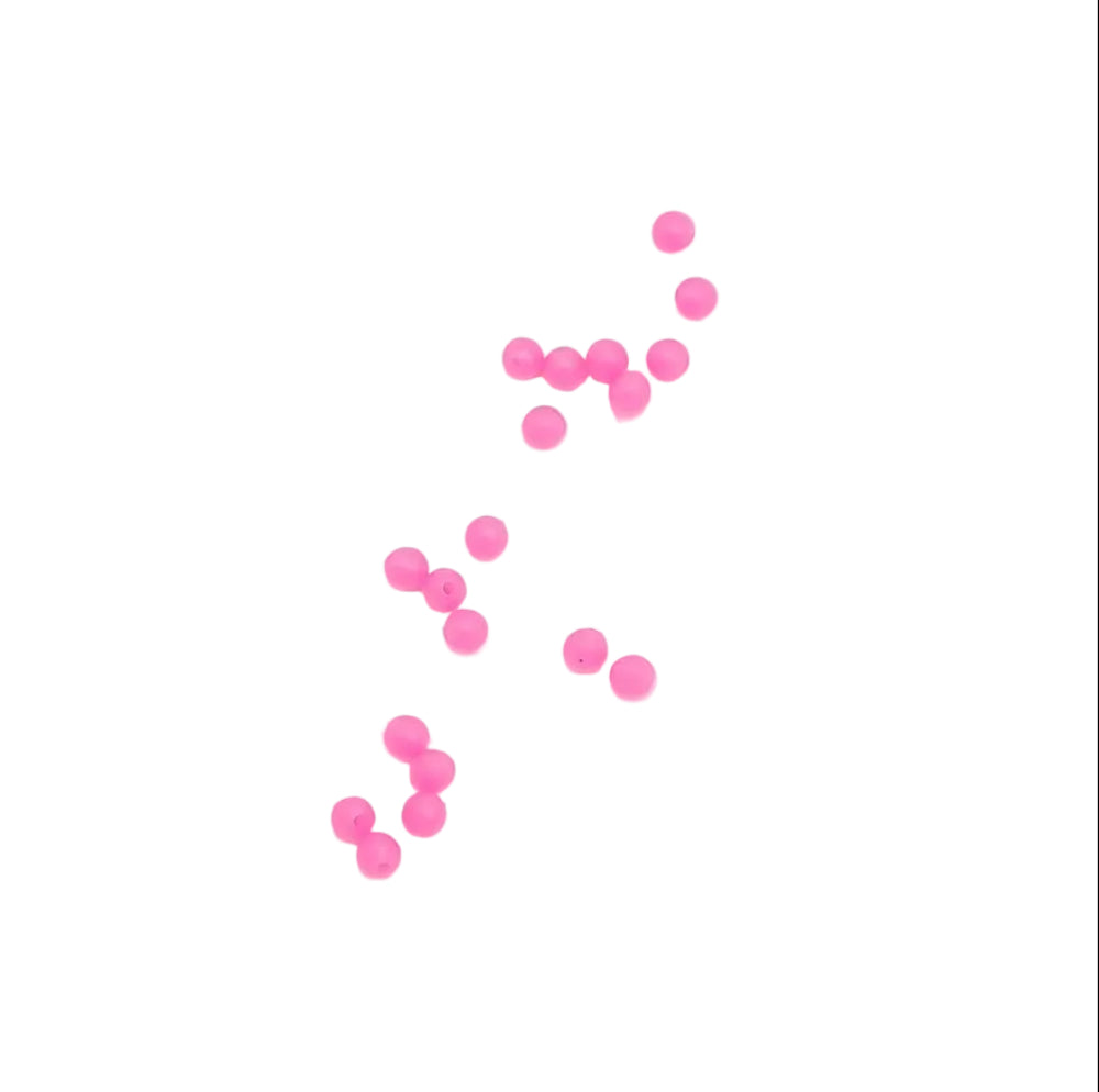 M&W International Luminous Bean Soft Fluo 5 mm Foro 1.3 mm 200 Pz Pink