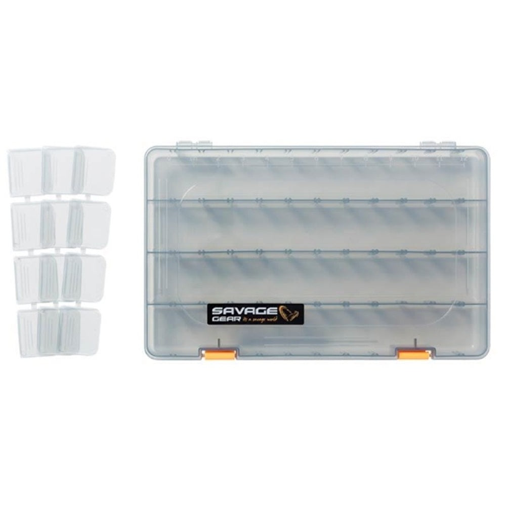 Cassetta Savage Gear Tackle Boxes Lurebox 6B Smoke 36x22.5x5cm
