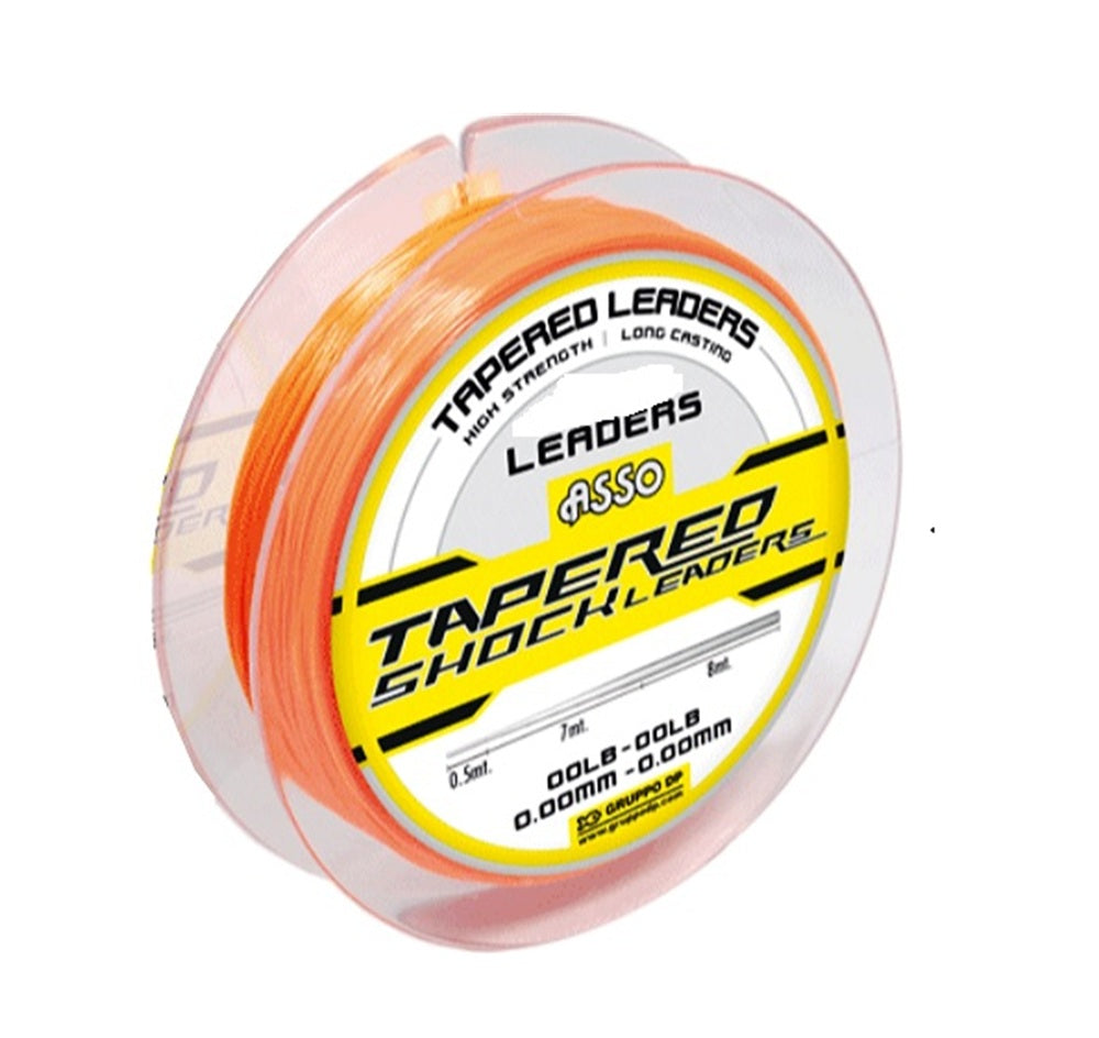 Filo Nylon Asso Shock Leader 0.18-57mm 220m Orange