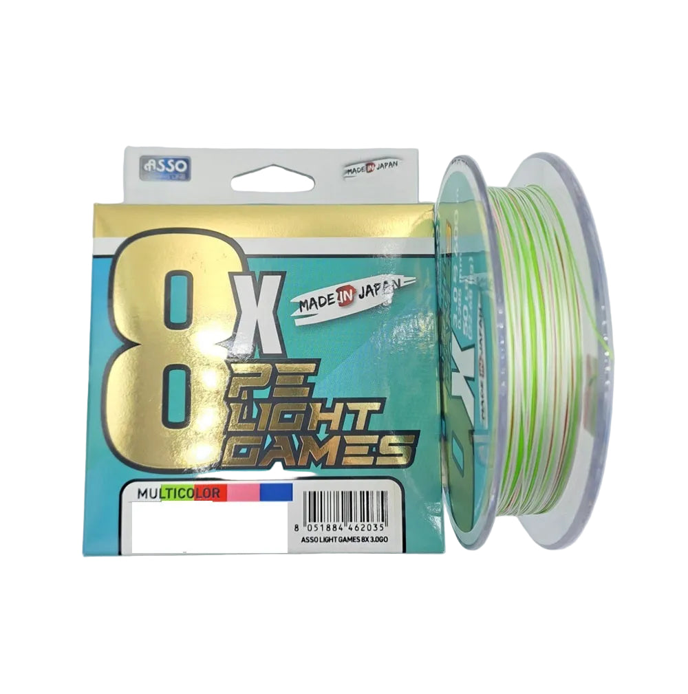Asso Light Games X8 2.5# 45lb 300mt Multicolor