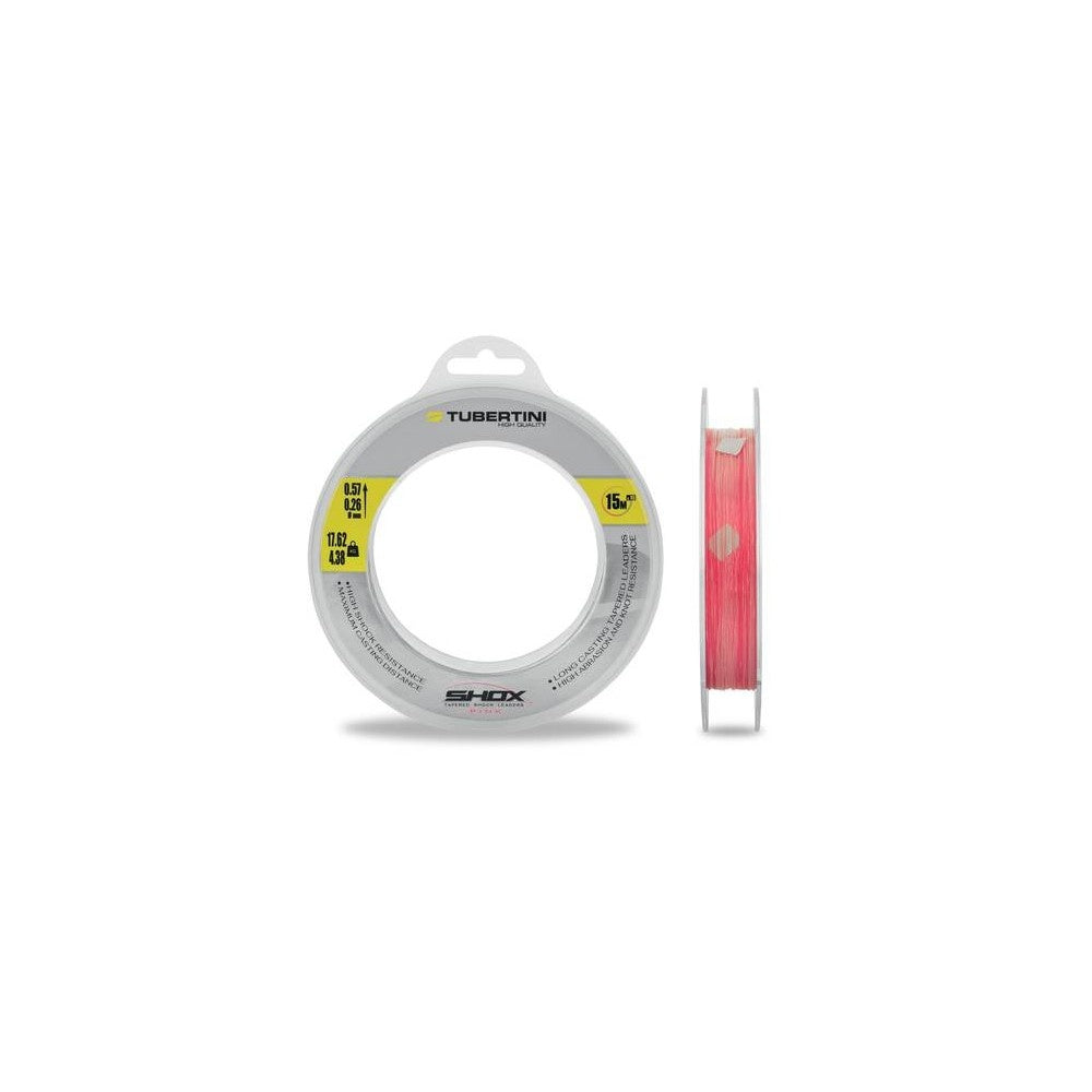 Asso Nylon Tubertini Taped Shock Leader 0,18-0,50mm 15x10m