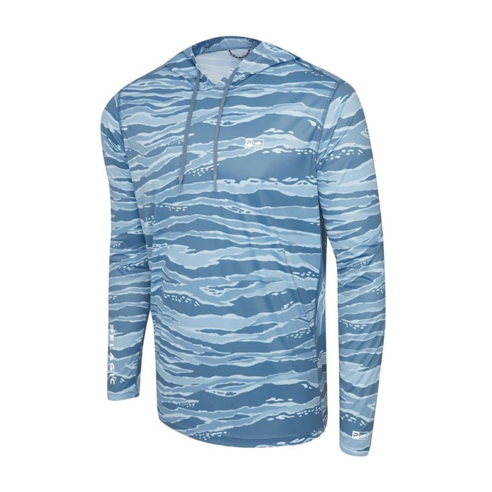 Maglia Pelagic Vaporteck Hooded Wahoo Camo Tg. L