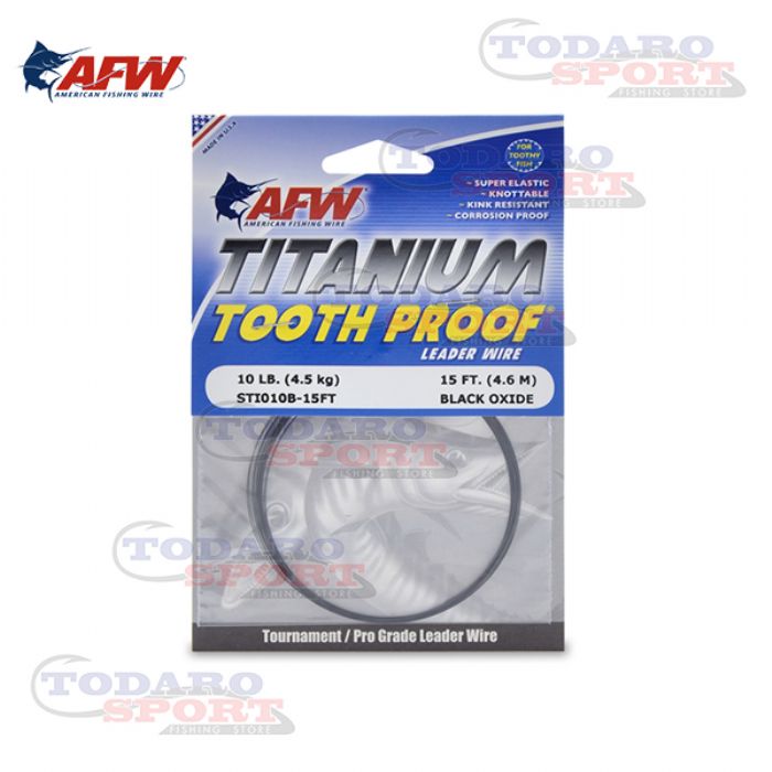 American fishing wire titanium tooth proof