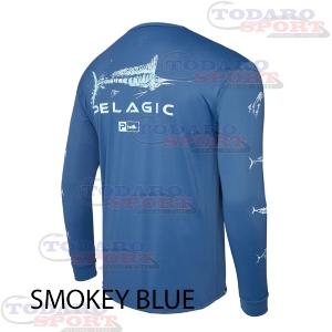 Pelagic aquatek gyotaku fishing shirt
