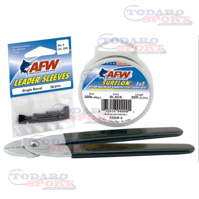 American fishing wire crimp tool kit