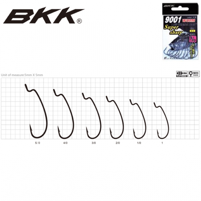 Bkk 9001 worm super sharp