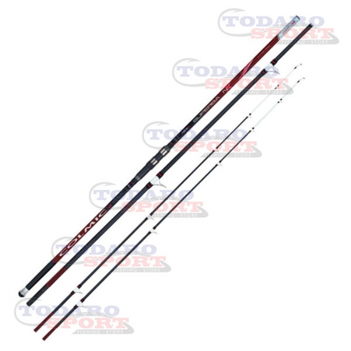 Canna surf casting Colmic SUPERBA NX XXT 100-250gr sensitive+tubolar tips fuji 