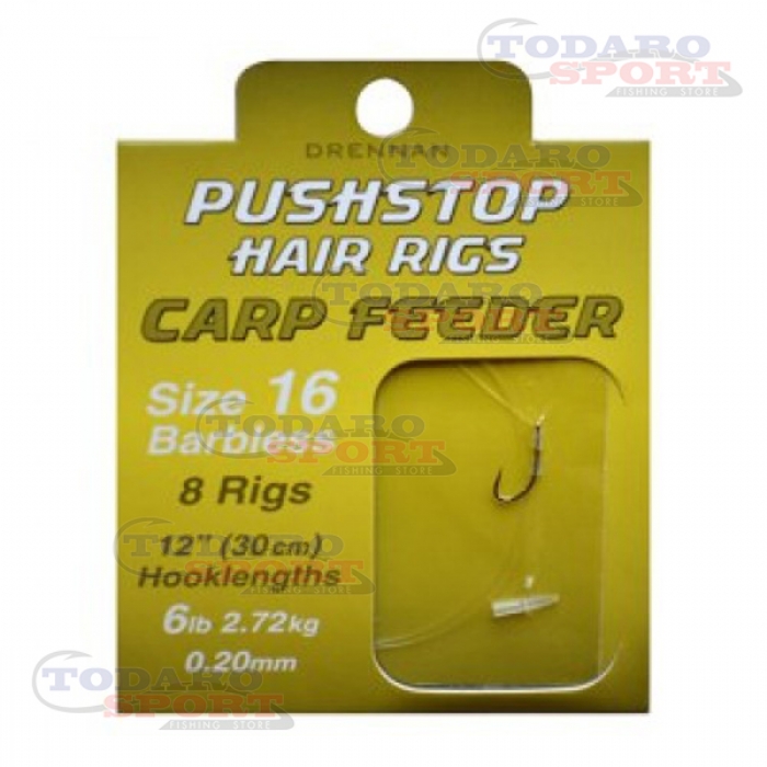 Drennan pushstop hair rigs carp feeder