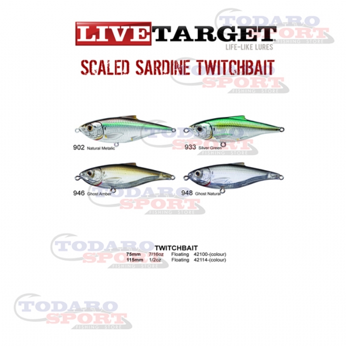 Livetarget scaled sardine twichbait