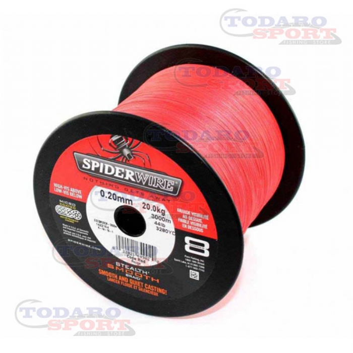Spiderwire stealth smooth red