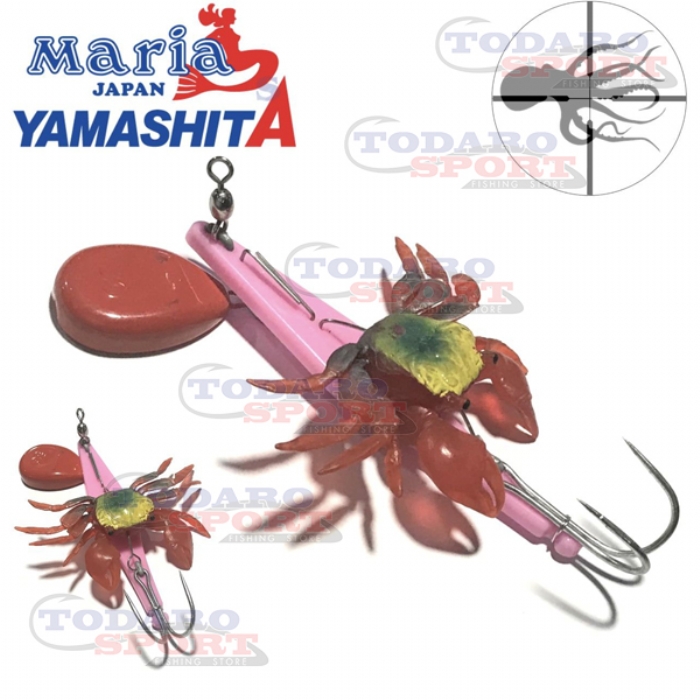 Yamashita octopus jig casting type w/crab