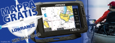 Lowrance ti regala la cartografia Navionics